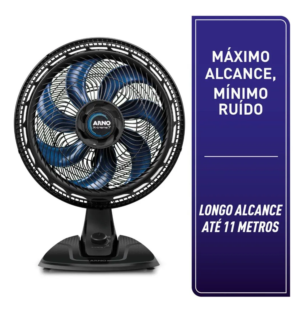 Mesa Arno X-treme 7 VE70 40 cm Preta Azul