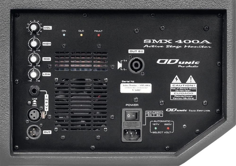 Kit Retorno Unic Audthec Smx 400a Ativa+passiva 12 220wrms