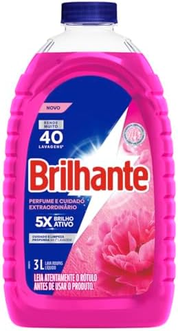 Brilhante Sabão Líquido Perfume e Cuidado Extraordinário 3L