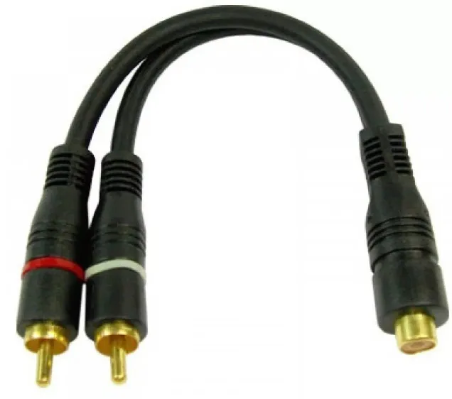 Kit 60 Cabos Rca Modelo Y 2 Machos  1 Fêmea Som Modulo