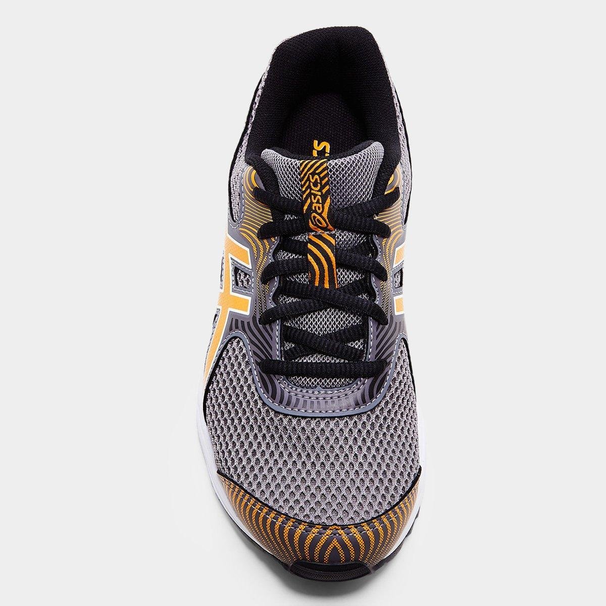 Tênis Infantil Asics Buzz 4 Gs - Cinza+Laranja