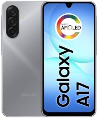 Celular Samsung Galaxy A17, 128GB, 4GB, 50MP Tela 6.7", IP54 - Cinza