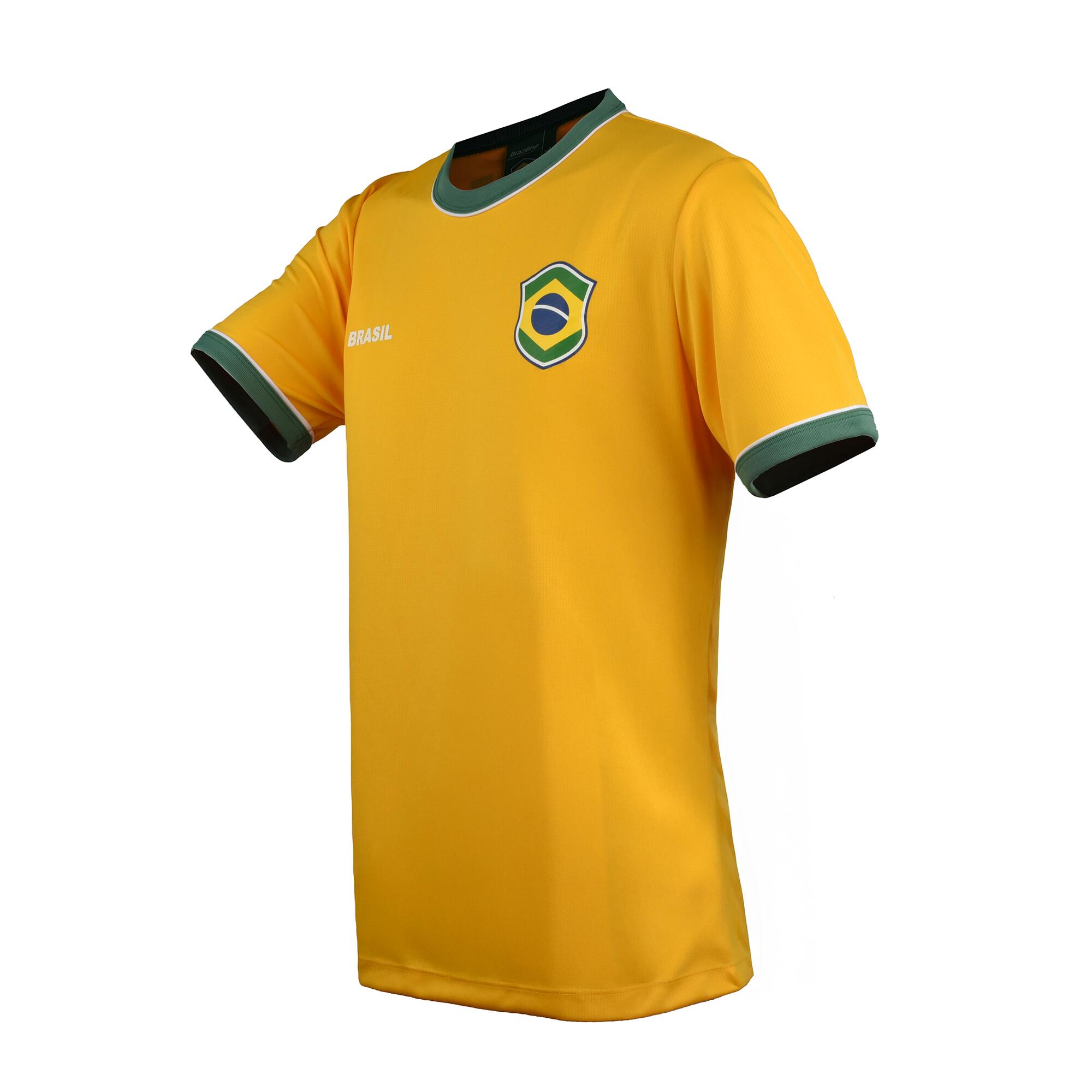 Camisa Masculina de Futebol Brasil Braziline Amarela