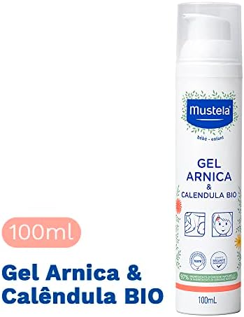 Mustela Gel Arnica E Calêndula Bio 100Ml – Refresca, Hidrata e Alivia Pequenos Dodóis – 97% De Ingredientes De Origem Natural