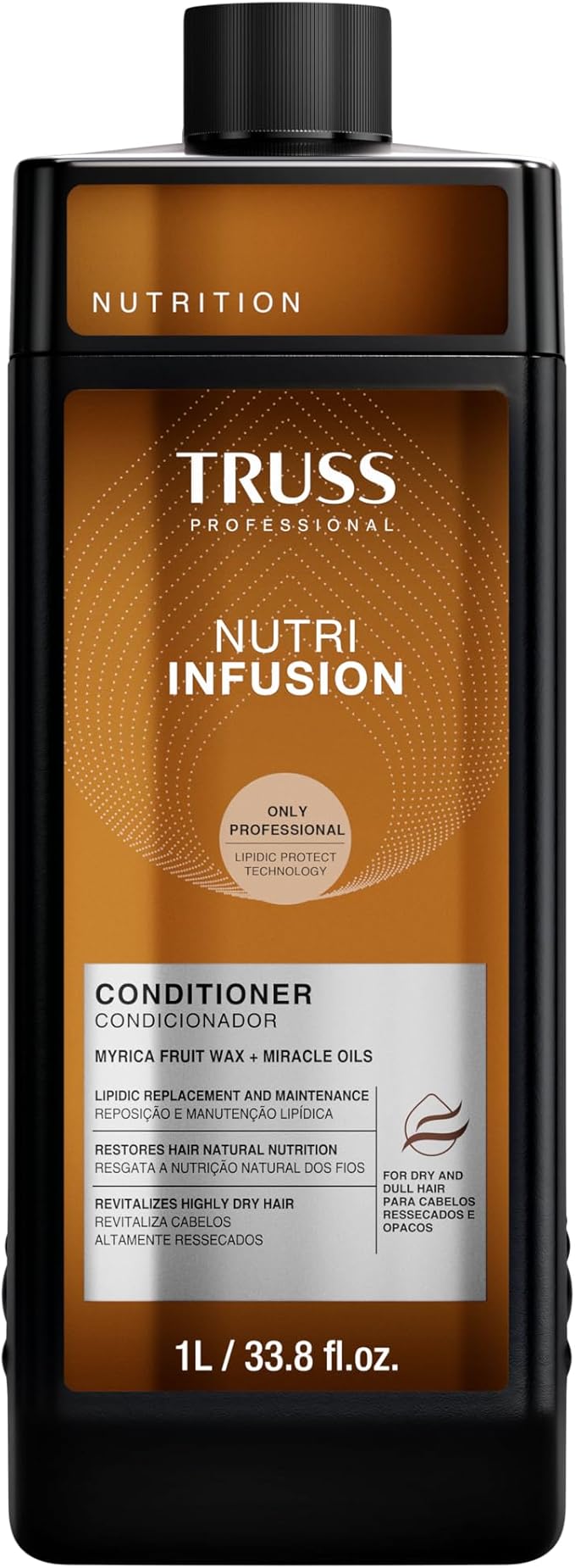 Truss Refil Condicionador Nutri Infusion | Nutrição Profunda e Brilho Excepcional | 1L