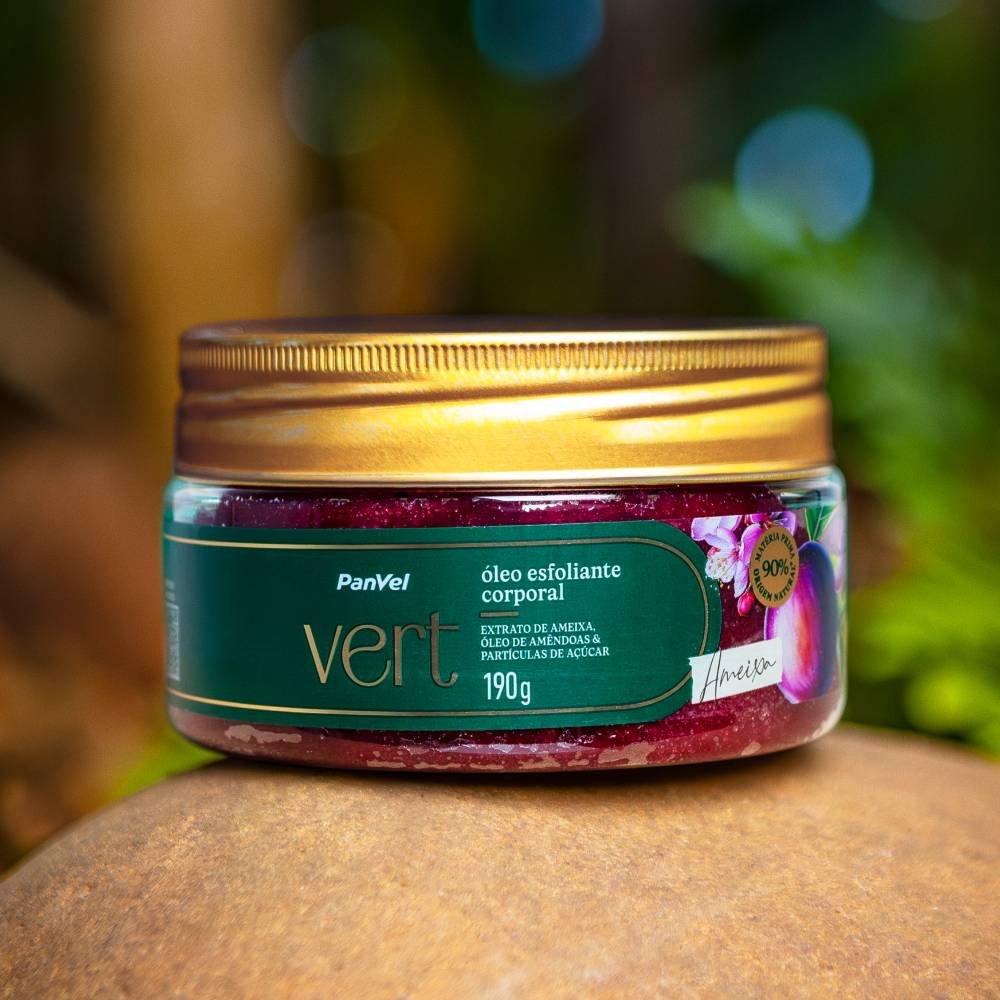 Óleo Esfoliante Corporal Ameixa Panvel Vert 190g