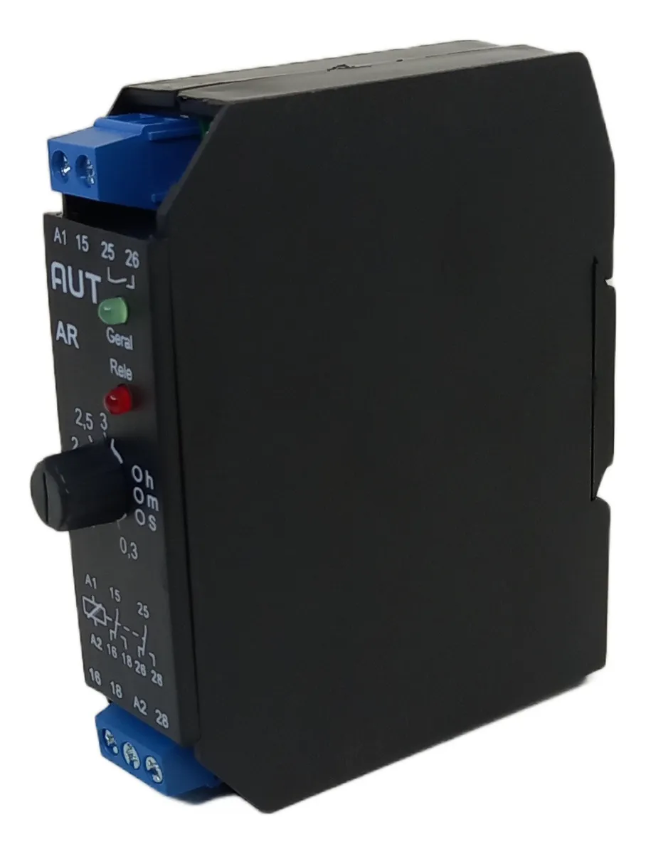 Relé Temporizador Pulso 12 Vcc Até 3 Segundos 1 Na/nf Dc Ac