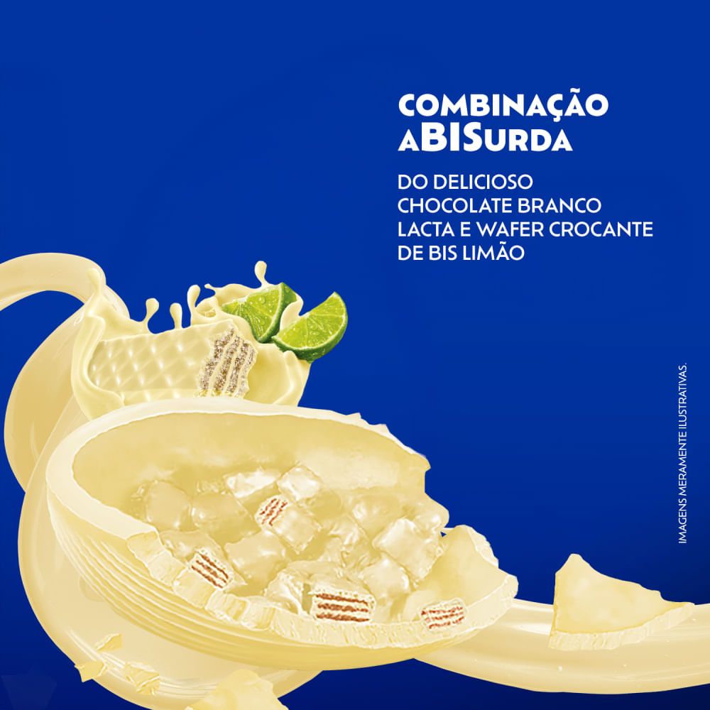 Ovo de Páscoa Lacta Bis Limão 234g