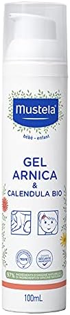Mustela Gel Arnica E Calêndula Bio 100Ml – Refresca, Hidrata e Alivia Pequenos Dodóis – 97% De Ingredientes De Origem Natural