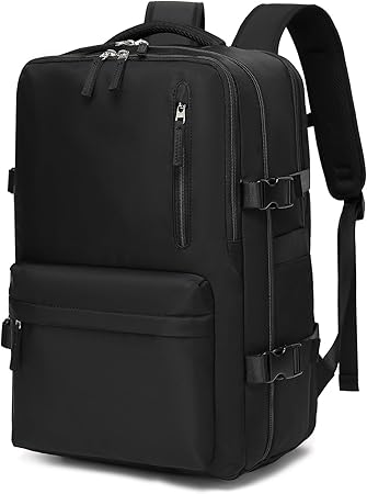 Mochila de Viagem Expansivel Grande Masculina Feminina,Mochila Avião Notebook Bolsa de Sapato,Executiva,Antifurto,Reforçada,USB,Impermeável,Escolar,Faculdade,Trabalho,Presente