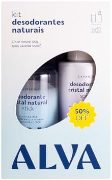Alva Kit Desodorante Natural - 120g/120ml