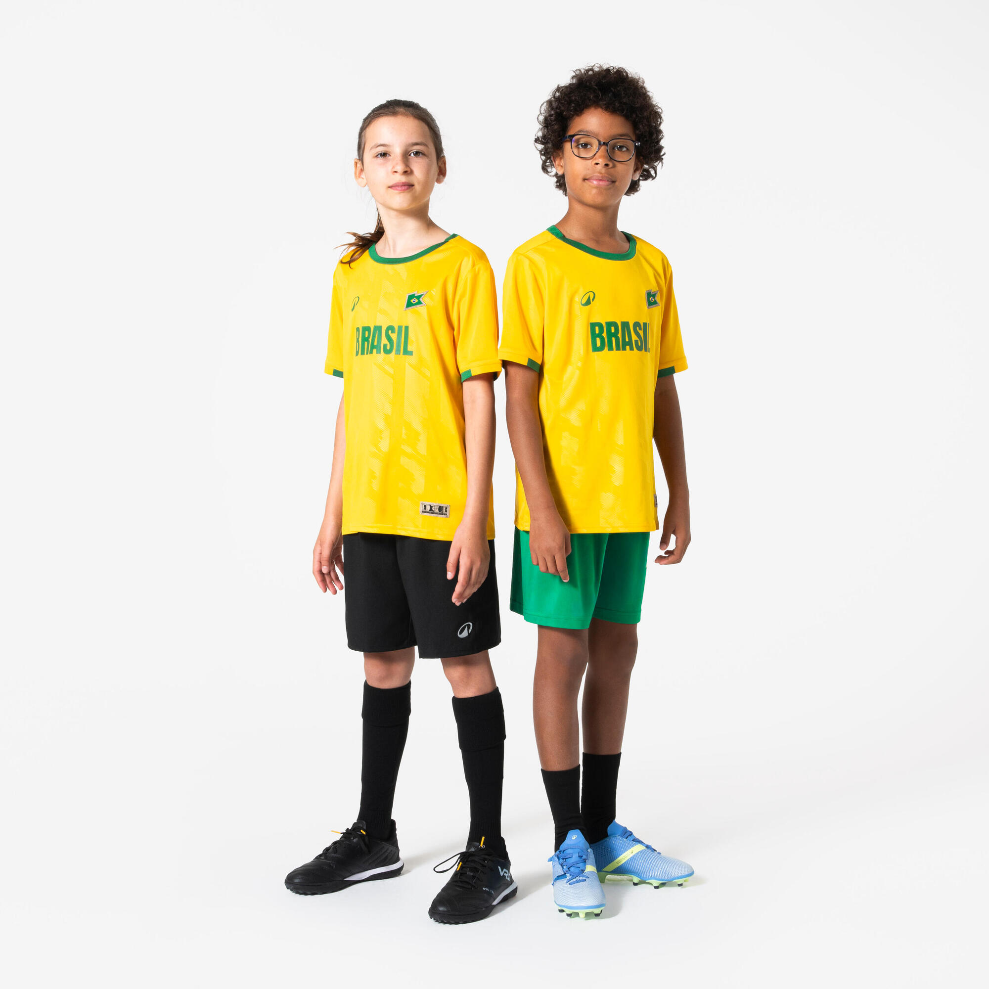 Camisa de Torcedor de Futebol Infantil do Brasil