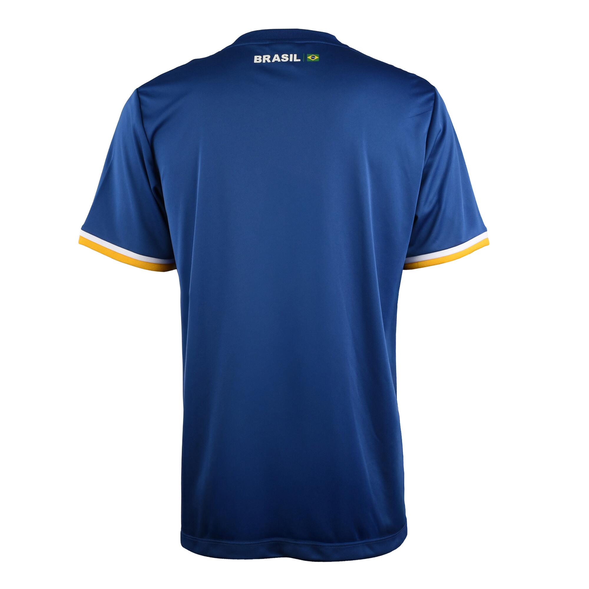 Camisa Masculina de Futebol Brasil Copa 26 Braziline Azul