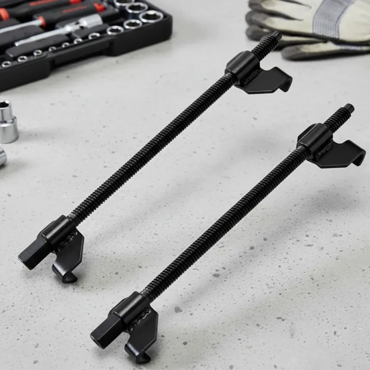 Encolhedor De Molas Suspensão Reforçado Rosca Quadrada Preto