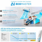 Ar Condicionado Split Inverter Quente e Frio 9000BTUs com Wi-Fi 220V AI Ecomaster Midea