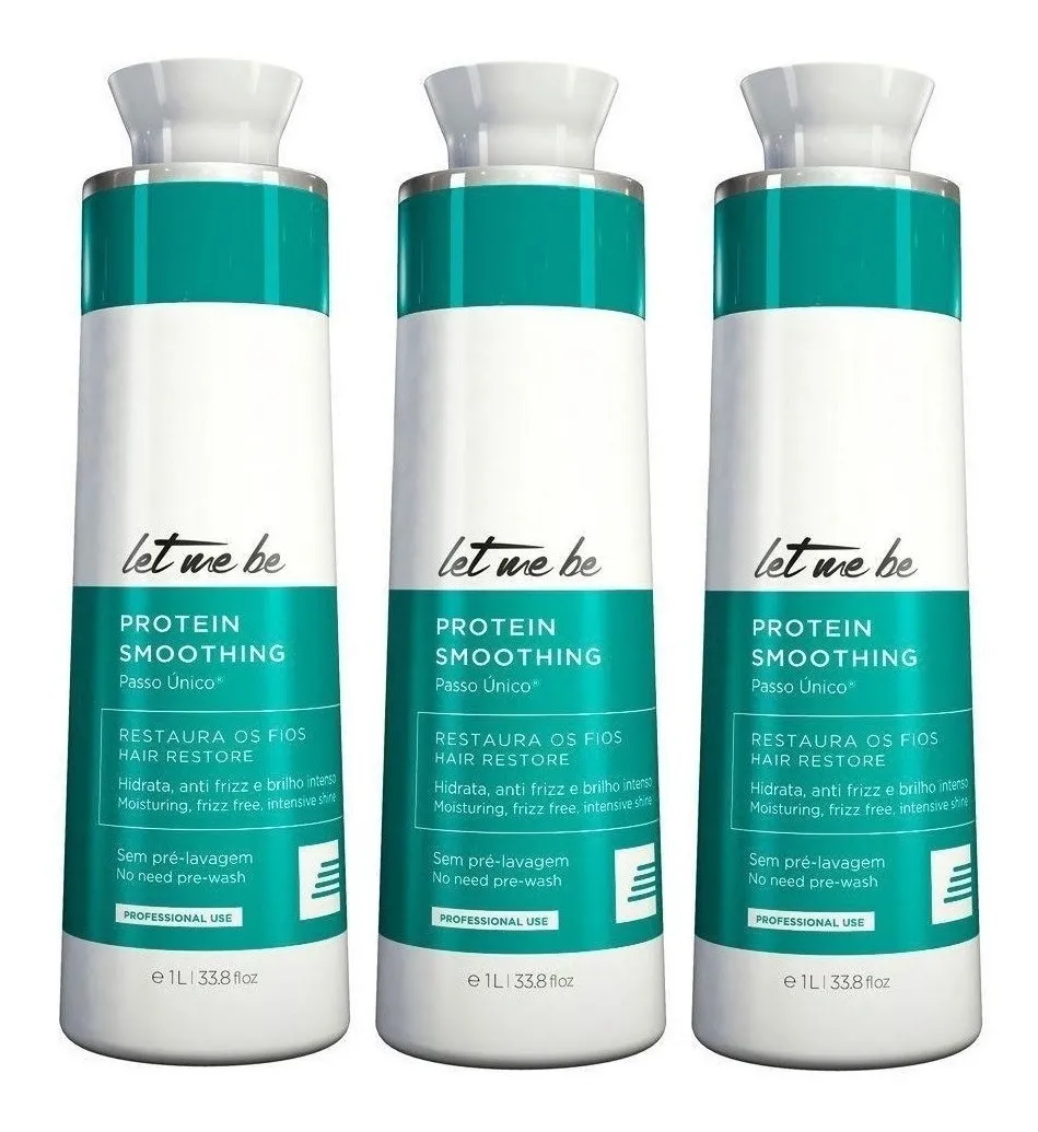 3 Let Me Be Progressiva Sem Formol Passo Unico 1 Litro Cada