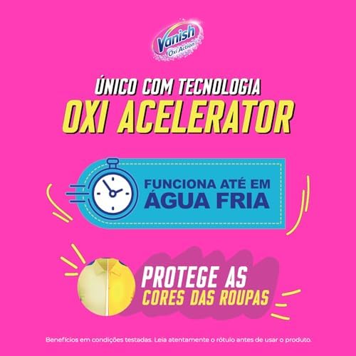 Vanish Tira Manchas Em Pó, Multi Power Oxi Action, para Roupas Coloridas Refil 2,5Kg
