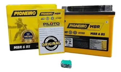 Bateria Mbr 6ah 125150 Cg Titan Biz Nxr Bros Fan Xre300