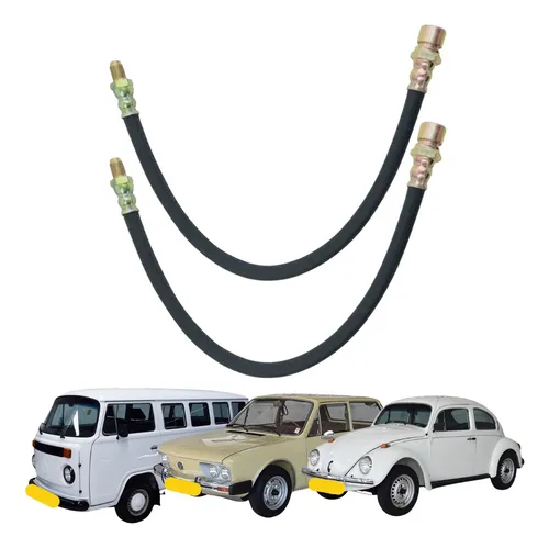 Par Flexivel Freio Roda Dianteira Fusca Brasilia 380 Mm