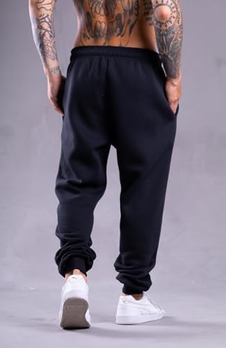 Calça Moletom Flanelado Jogger Skinny Slim Fit Musculação Inverno Academia Fitness Com Bolso Unissex