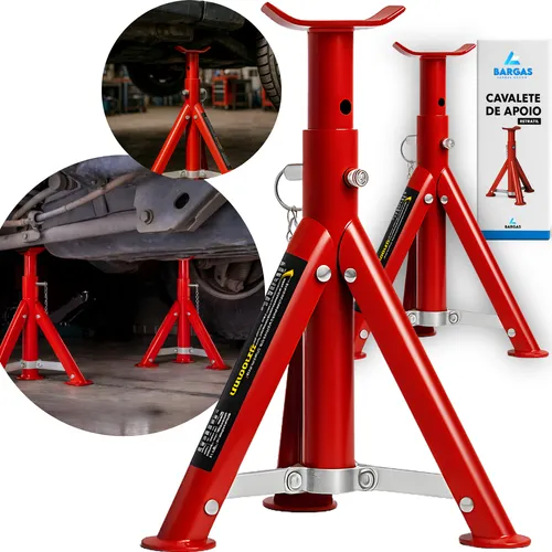 Par Cavalete Carro Automotivo Bargas 2t  Veículos De Passeio