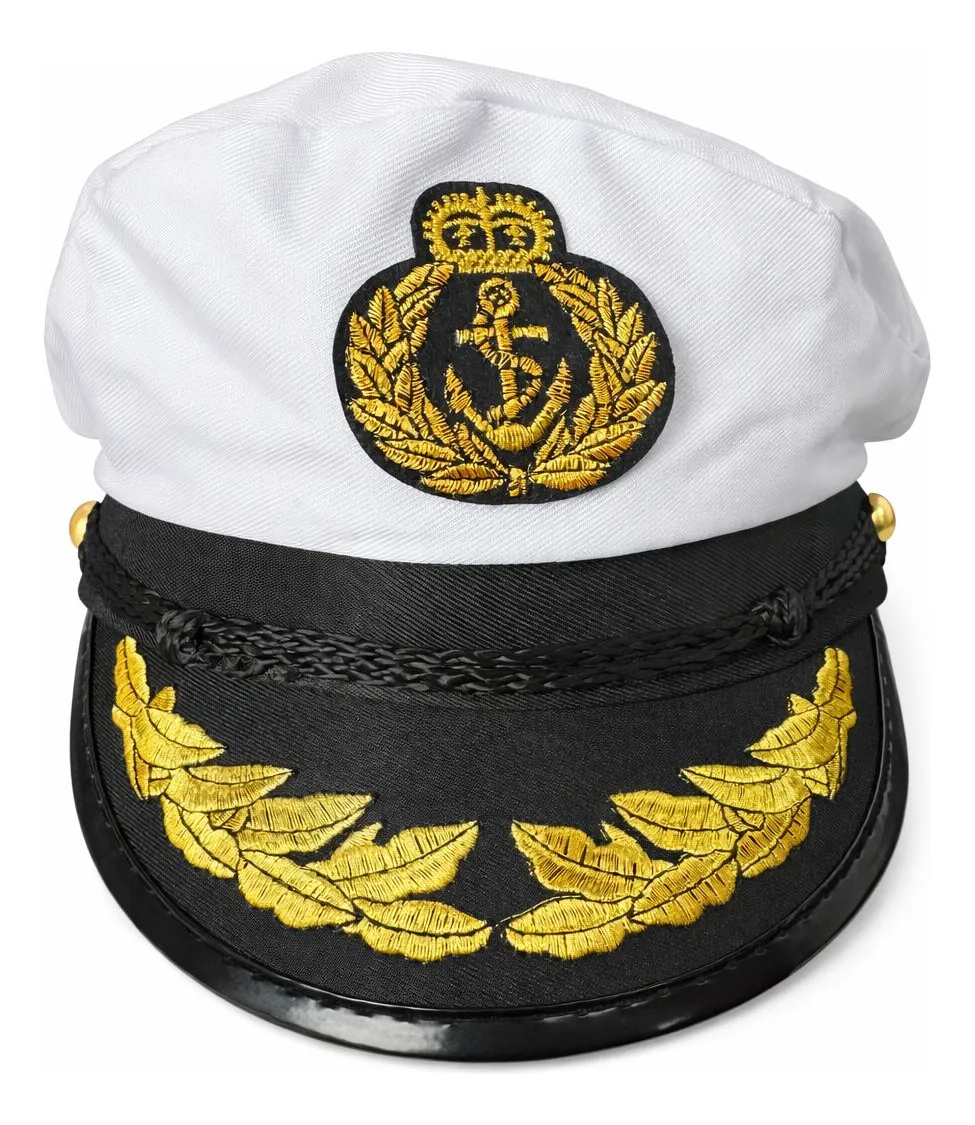 Boina Chapéu Quepe Marinheiro Cosplay Fantasia Festa