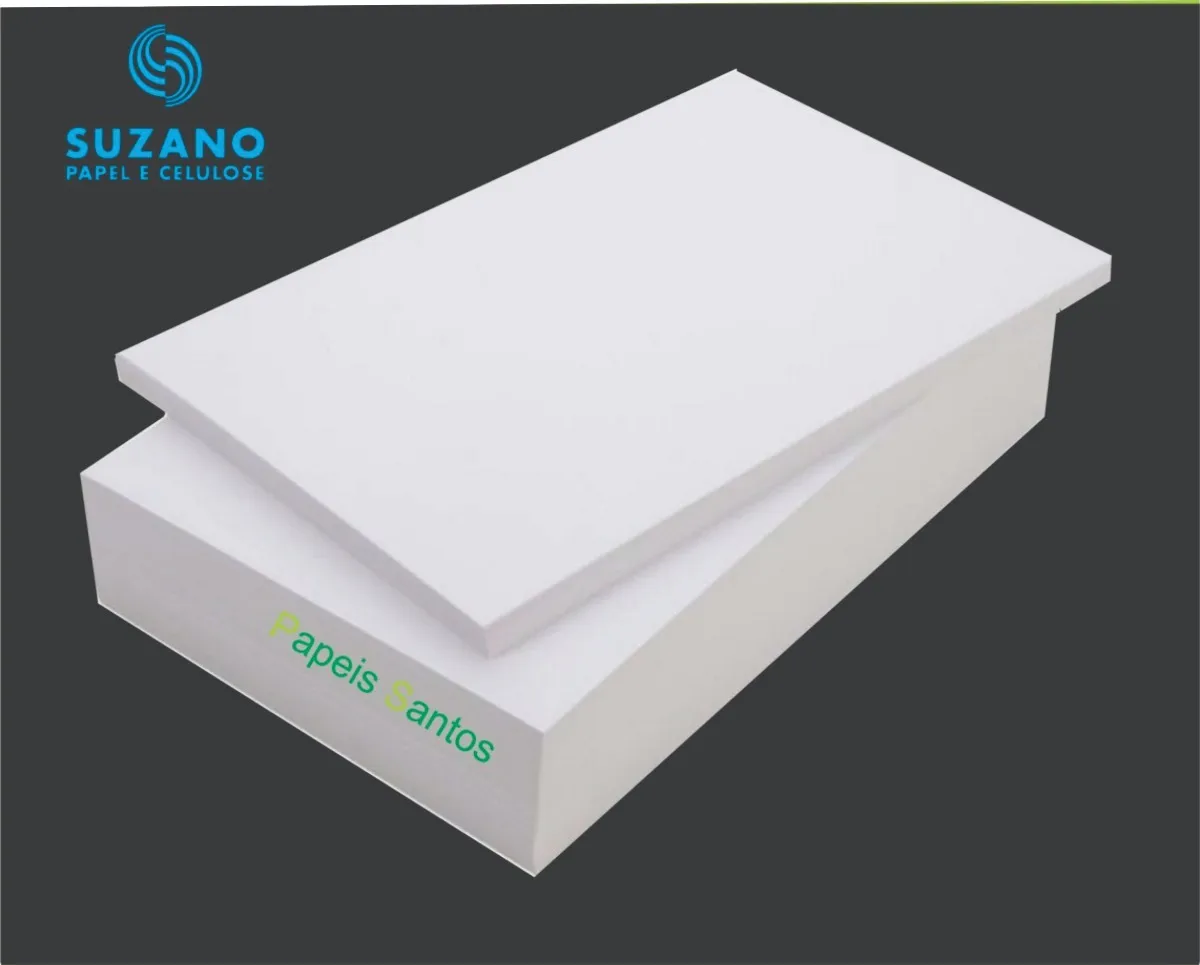 Papel Sulfite A3 180g 250 Folhas Fosco Suzano