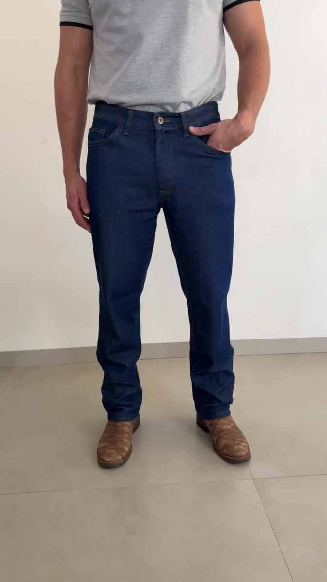 Calça Jeans Masculina Trabalho Reforçada Promoção Atacado