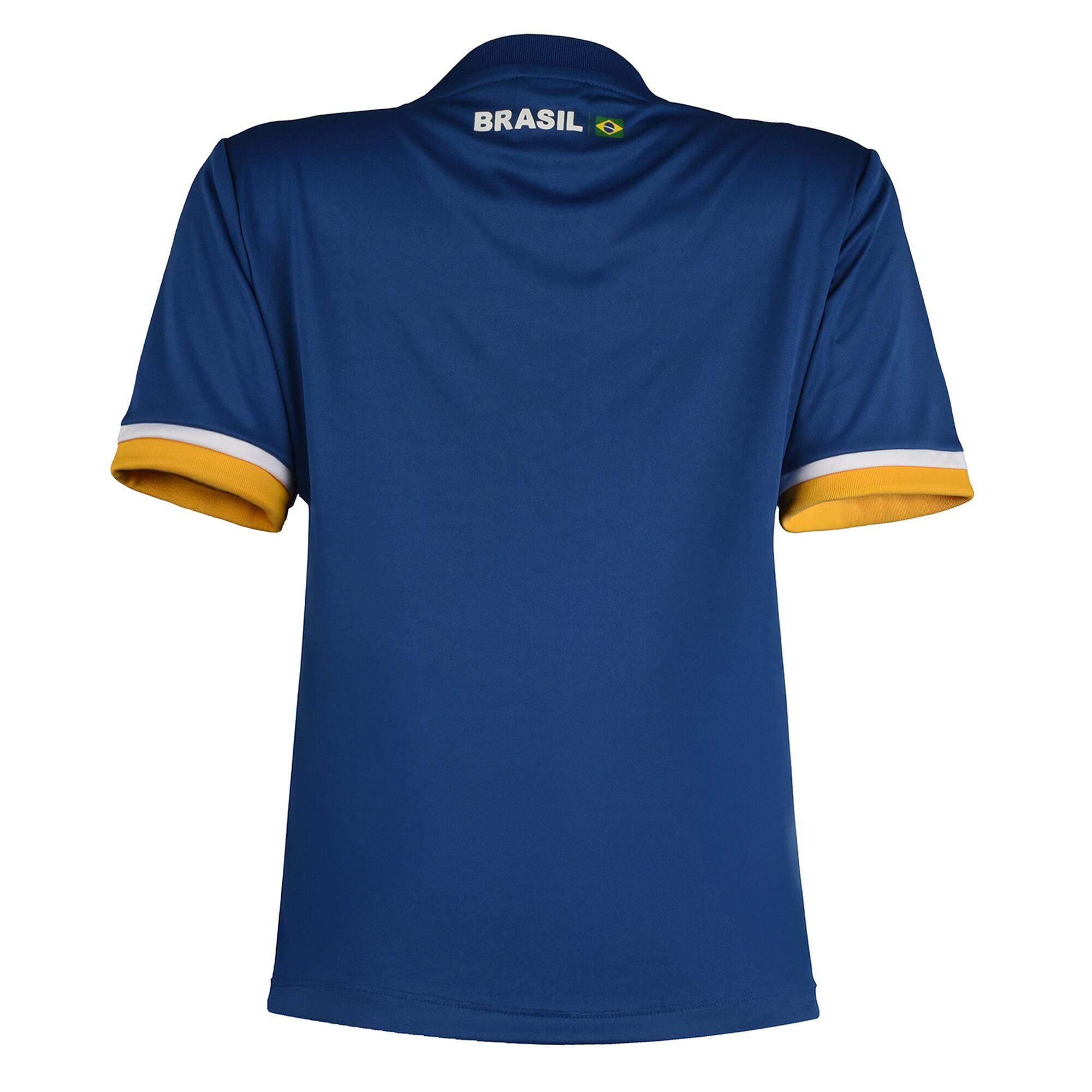Camisa Feminina de Futebol Brasil Copa 26 Braziline Azul