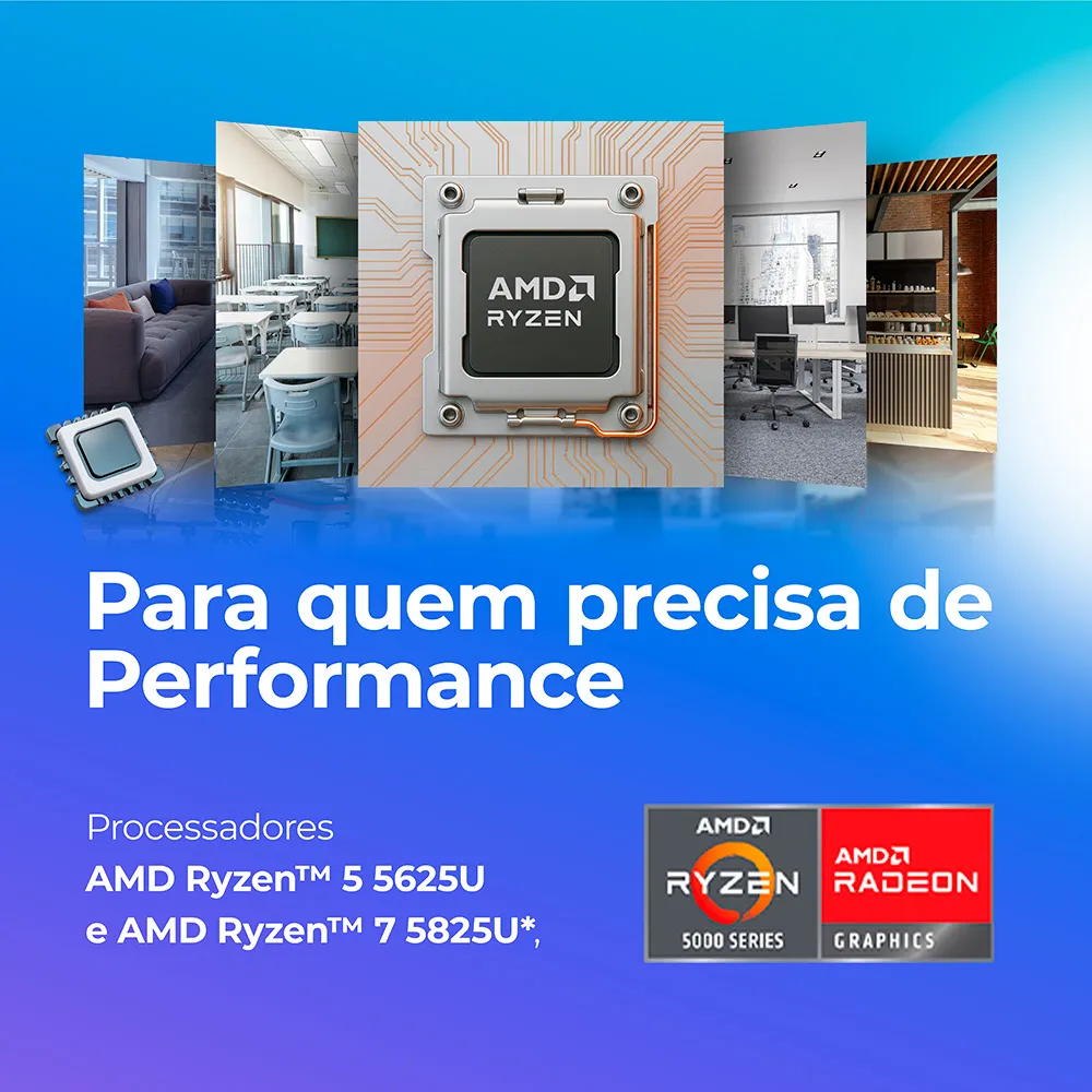Notebook Positivo Vision R15m Amd Ryzen 7-5825u Linux 8gb Ram 256gb Ssd Wi-fi 6 Tela 15 Full Hd Ips Antirreflexo - Permite Upgrade De Memória Ram E Ssd - Preto