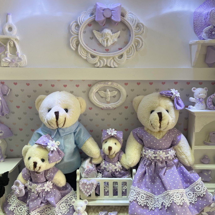 Quadro Maternidade Amor Maior - Lilás