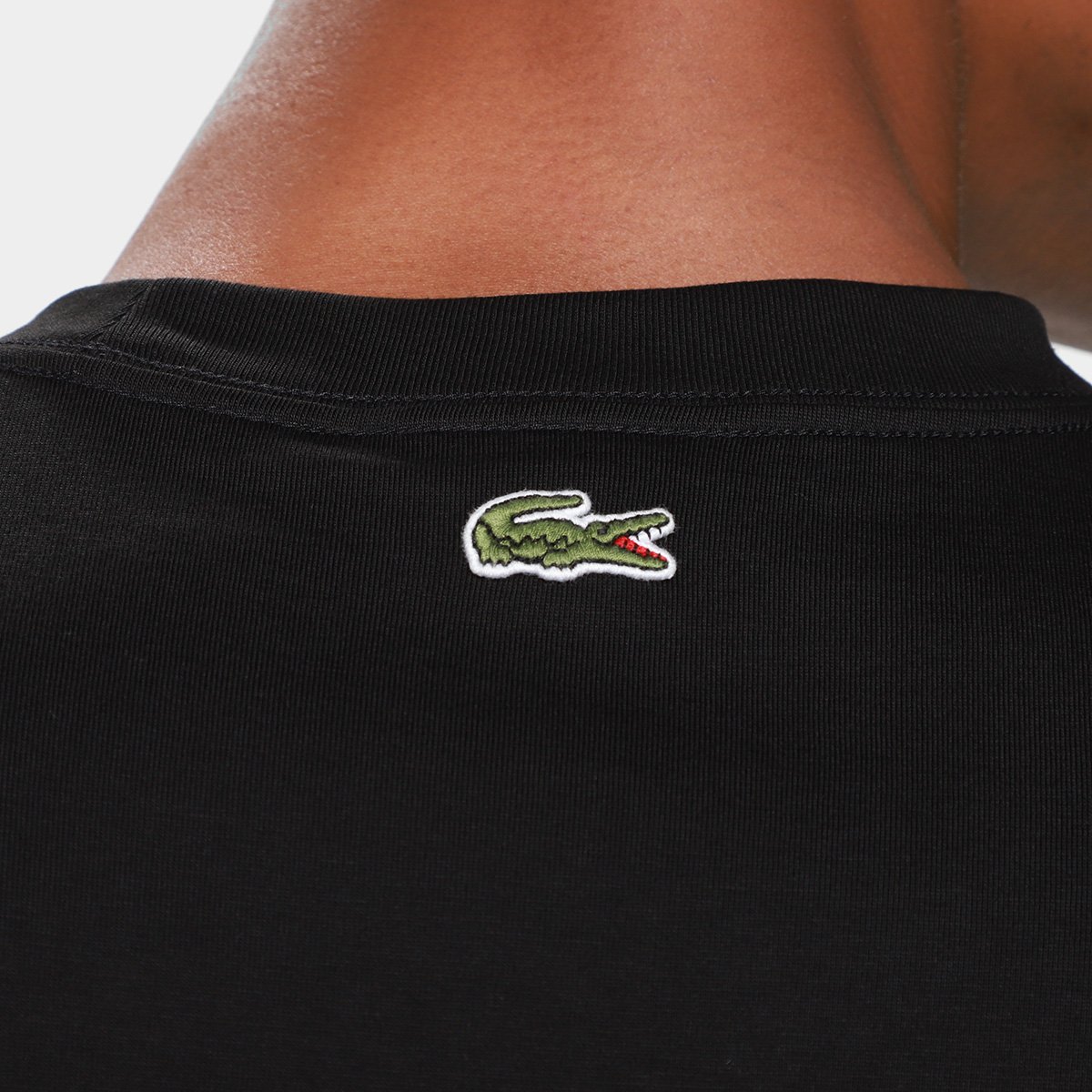 Camiseta Lacoste Casual Masculina - Preto
