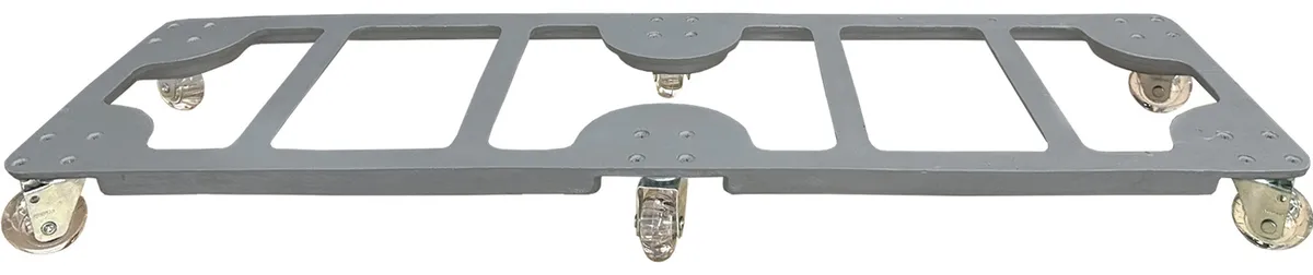 Suporte Base De Aluminio Floreira C/ Roda Silicone Gel 88x25