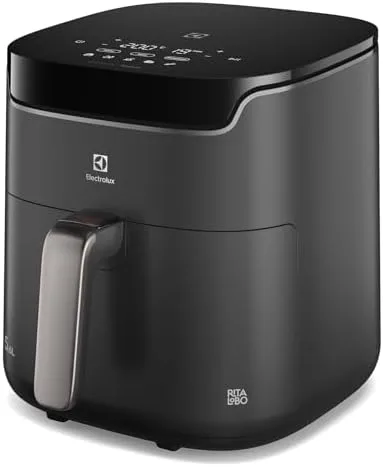 Air Fryer Digital Electrolux Experience EAF45, 5,6L, Cinza, 1400W, 127V, com Desligamento Automático e Temporizador