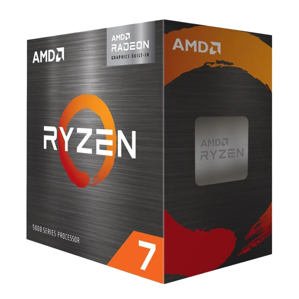 Processador AMD Ryzen 7 5700G, 3.8GHz (4.6GHz Max Turbo), Cache 20MB, Octa Core, AM4, Ví­deo Integrado - 100-100000263BOX