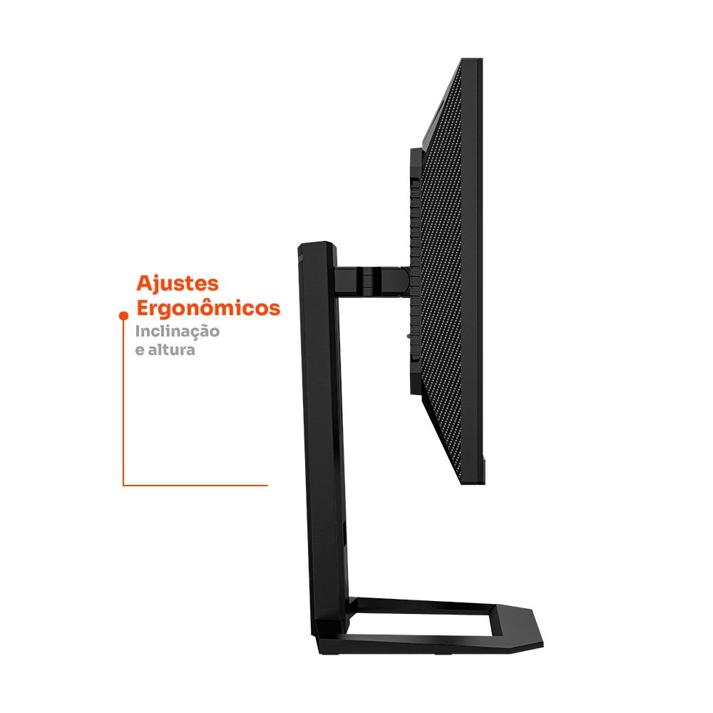 Monitor Gamer Husky Boreal 27", QHD, 200Hz, 1ms, IPS, Adaptive Sync, HDR400, Ajuste de Altura, DisplayPort e HDMI - HMG00827PT
