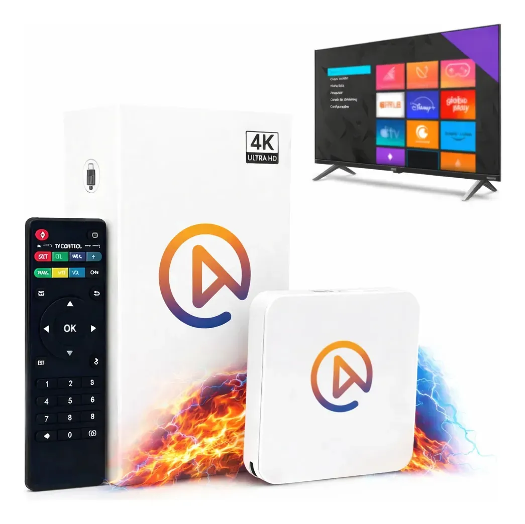 Tv Box Uni V10 4k Versao 2026 Stick Branco