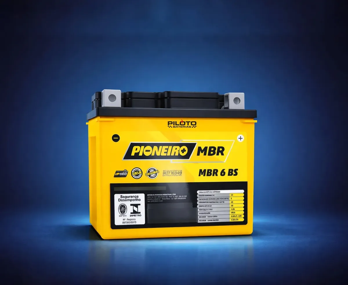 Bateria Mbr 6ah 125150 Cg Titan Biz Nxr Bros Fan Xre300