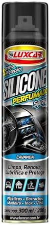 Luxcar Silicone Spray Lavanda 300 ml – Protetor e Lubrificante Perfumado