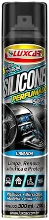 Luxcar Silicone Spray Lavanda 300 ml – Protetor e Lubrificante Perfumado