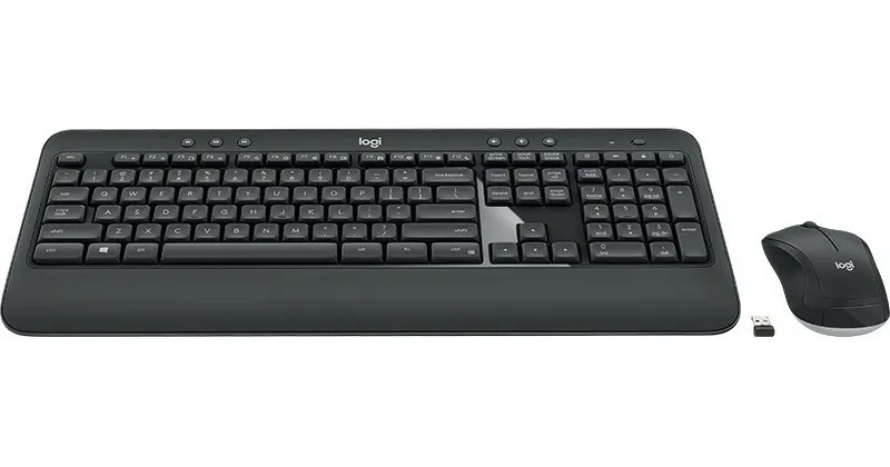 Logitech Teclado Mouse Sem Fio Mk540 Ambidestro Nfe Garantia