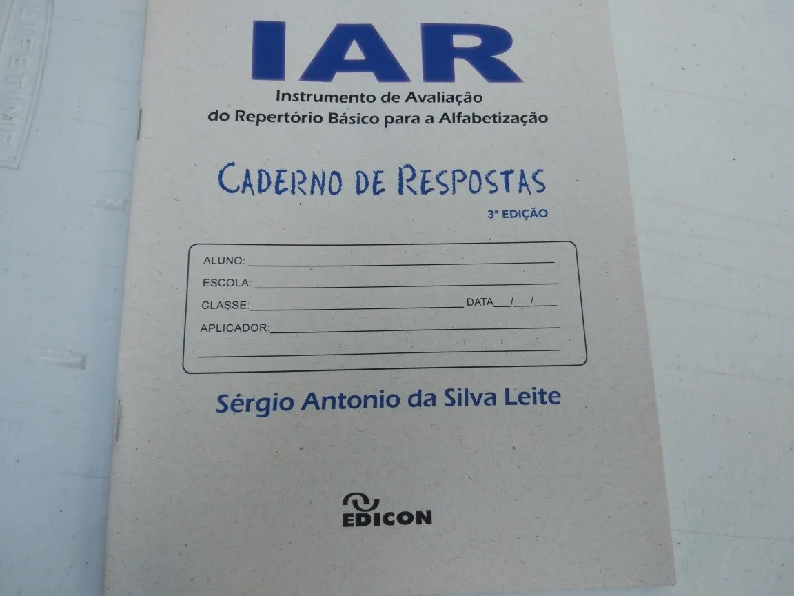 Teste Leitura Escrita- Pré Requisitos Iar (05 Protocolos)