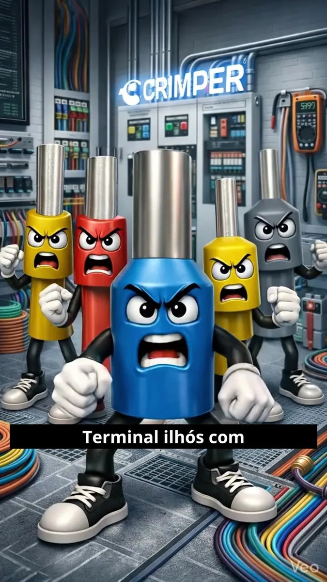 Terminais Elétricos Tubular Ilhós 780 Peças + Brinde