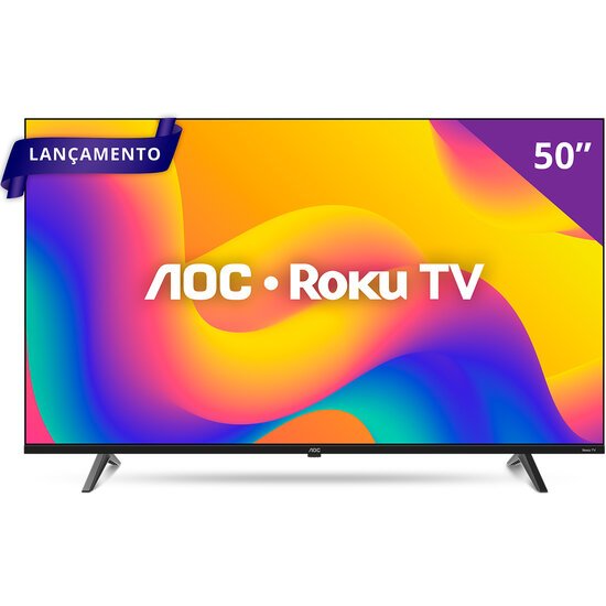 Smart TV AOC 50'', DLED, 4K, Roku TV - 50U7045/78G