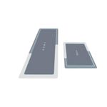 Kit Tapete e Passadeira Sortido Ambiente Super Absorvente Plástico PVC 2 Peças LM3592AMB - honeyhome Kit Tapete e Passadeira Sortido Ambiente Super Absorvente Plástico PVC 2 Peças LM3592AMB - honeyhome