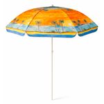 Guarda-sol Ferro Poliéster E Fibra 182x182x190cm LM3904 - honeyhome Guarda-sol Ferro Poliéster E Fibra 182x182x190cm LM3904 - honeyhome