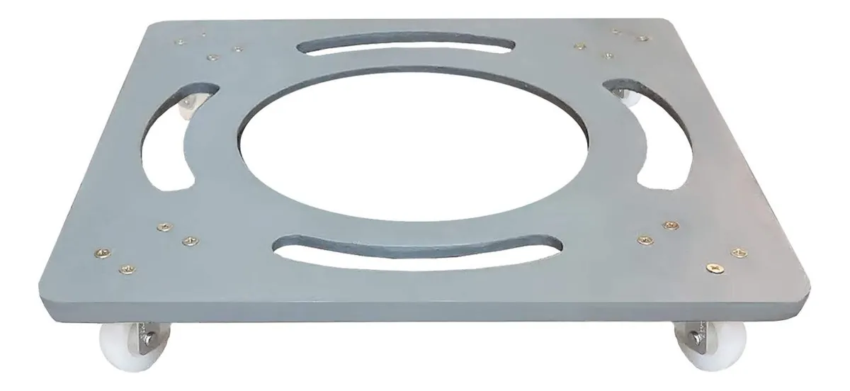 Base Suporte Vaso De Planta Aluminio Melhor Q Madeira 50x50