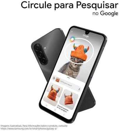 Celular Samsung Galaxy A17, 128GB, 4GB, 50MP Tela 6.7", IP54 - Cinza