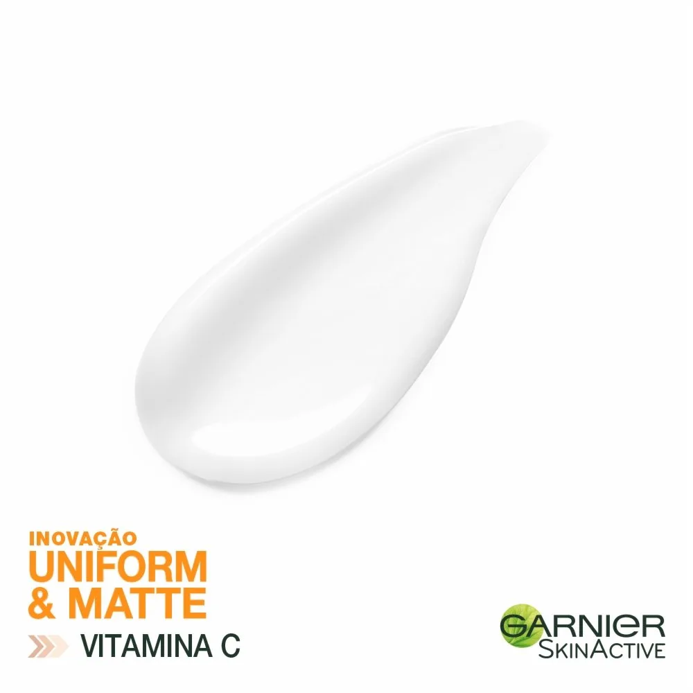 Protetor Solar Facial Hidratante Garnier Uniform & Matte Vitamina C Fps 30 40g