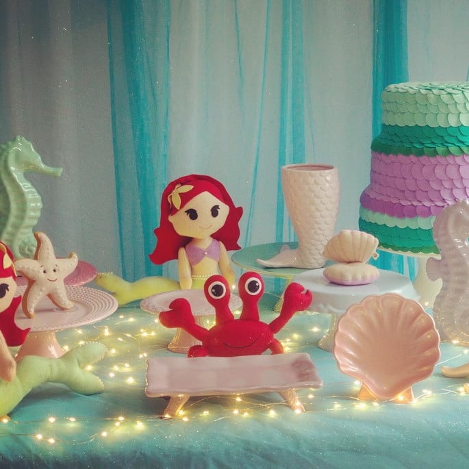 Locação Decoração Kit Festa Ariel